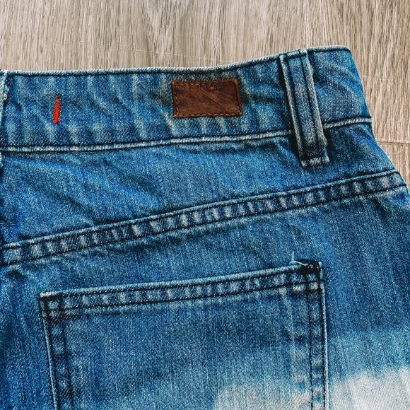 BDG Tye Dye High Waisted Jean Shorts - Picture 7 of 8